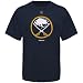 NHL Men's Buffalo Sabres Primary Logo T-Shirt (Dark Navy, Small)