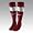 Maroon/Weiß