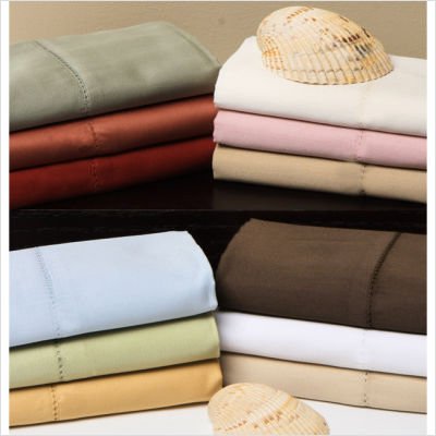 400 Thread Count Hem Stitch Solid Sateen Duvet 