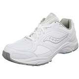 Saucony Women's ProGrid Integrity ST2 Walking Shoe,White/Silver,9.5 D US