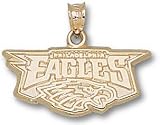 Philadelphia Eagles Solid 10K Gold ''EAGLES'' Head 3/8'' Pendant