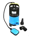 Heavy-Duty 1/2 HP Dirty Water Submersible Pump with Float Switch - 1,800 Gallons-Per-Hour Evacuation