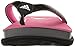 adidas Performance Women's Supercloud Plus Thong W Athletic Sandal,Black/Solar Pink/Grey,6 M US