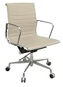 EAMES MANAGEMENT CREAM LEATHER OFFICE CHAIR