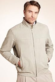 Collezione Mock Suede Bomber Jacket