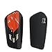 adidas Performance Messi Adult 10 Lesto Shin Guard, Solar Red/Black/Dusty Metallic, Medium
