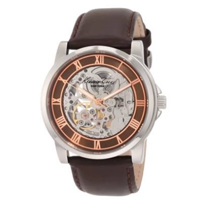 Kenneth Cole New York Men's KC1745 Automatic Silver and Brown Dial Watch