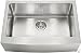 Kindred KCFS30B10 30 Inch 1 Bowl Farmhouse Sink w/Bow Apron