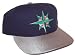 Vintage Seattle Mariners Adjustable Snap Back Hat Cap - Navy / Silver Bill