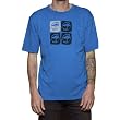 Arbor Quad Organic Cotton Men's Short-Sleeve Race Wear T-Shirt/Tee w/ Free B&F Heart Sticker Bundle - Deep Water