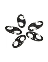 Sports: Shape Eight-character Shape Plastic Buckle Clasp Keychain for Outdoor - moneynama