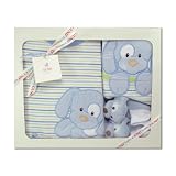 Spunky Puppy Blue Gift Set by Gund