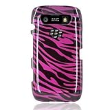 Hard Snap-on Shield With PURPLE ZEBRA Design Faceplate Cover Sleeve Case fo ....
