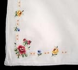 Cross Stitch Handkerchief