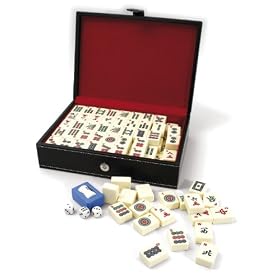 Smir - 527530 - Jeu de plateau - Coffret Mah-jong fa�on cuir noir PM