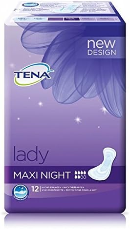 Tena - Lady Maxi Night - 12 Anatomical Protectors by SCA Hygiene Products Vertriebs GmbH