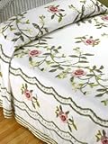 Rosalee Floral Chenille Bedspread