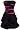 Black/Fuchsia