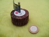 Review TOOLZONE  / 2 X 80 GRIT FLAPWHEELS 60 x 30mm for drill / grinder