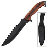 Obstructer Sawback Survival Full Tang Knife