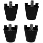 Ball Chair Height Adapters for Isokinetics Inc. or Gaiam� Ball Chairs - Set of 4 - Black