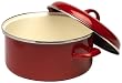 Hahn 18 cm 2.0 Litre Enamel Casserole, Cranberry