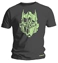 Bravado  Transformers - Mask Glow In The Dark - Grey - Mens t-shirt  Grey