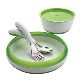 OXO Tot 4-Piece Feeding Set (Green)