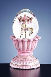 Pink Tourmaline Carousel 65mm - WaterGlobe
