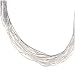 20 Strand 20 Inch Sterling Liquid Silver Necklace