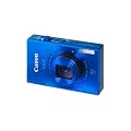 Canon IXUS 500 HS Digitalkamera (10 Megapixel, 12-fach opt. Zoom, 7,5 cm (3 Zoll) Display, Full HD, bildstabilisiert) blau