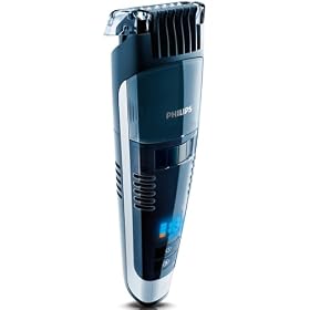 Philips QT4090/32 Pro-Stubble Trimmer with Turbo-Vacuum and Additional Stubble Comb