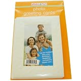 6pk Photo Insert Greeting Cards Embossed Custom 4