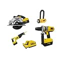 DEWALT DCX5401 28-Volt Lithium Ion Cordless Hammerdrill/Circ/Recip/Floodlight Combo Kit with NANO Technology