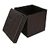 Dualplex Foldable Tufted Storage Ottoman Cube 15 X 15