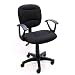 Black Fabric Office Chair w/Arms, Gas Lift & Great Student or Computer Chair