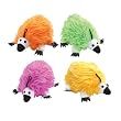 SET OF 4 - Grriggles Hedgehog Plush Squeaky Toy