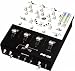 3-CHANNEL Dj Mixer with Dsp Filter Effects