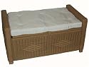 Rattan Wäschekorb Wäschesammler Wäschebox Sitztruhe Truhe