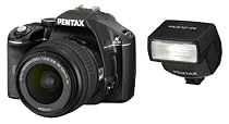 Pentax K2000 10.2MP Digital SLR Camera with 18-55mm f/3.5-5.6 DA L Lens and AF200FG Flash
