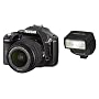 Pentax K2000 10.2MP Digital SLR Camera with 18-55mm f/3.5-5.6 DA L Lens and AF200FG Flash