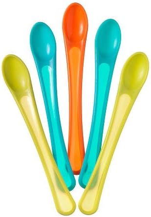 Tommee Tippee Weaning Spoons - 5Pk (Boys)-Dimensions: 7.5 x 3.5 x 1.4