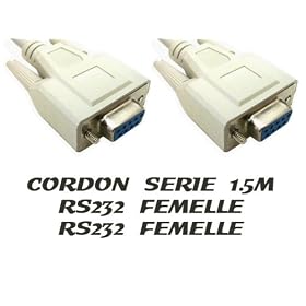 Cordon S�rie RS232 Femelle / Femelle - Prises DB9 -1.5 M