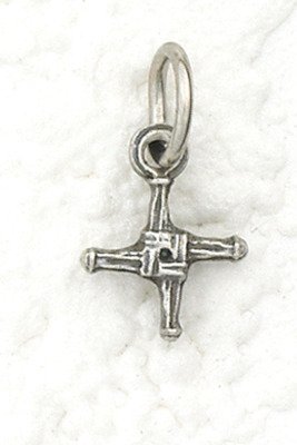 St. Brigid Cross tiny medal charm