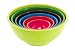 Present Time Bowls Colourful melamine Set of 6pcs multicolour bowls