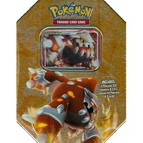 2008 Pokemon Trading Card Game Heatran Level X Lv. X Holiday Tin