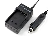 Samsung SLB-0737 Compatible Battery Charger Kit with Car Charger Digimax i50, i5