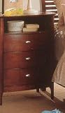 Cambridge 3 Drawer Nightstand w/Metal Knobs Tournesol