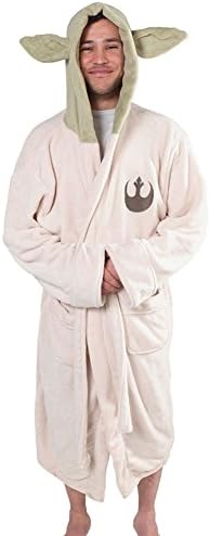 Star Wars Yoda Jedi Ears Fleece Bathrobe Adult Robe