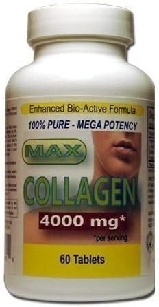 MAX Collagen Maximum Potency Collagen Dietary Supplement for Radiant Skin, Hair and Youthful Appearance, Younger and Brighter looking skin by Collagen Max